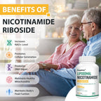 Orgabay Nicotinamida Ribósido Liposomal 2000 mg con TMG y Pterostilbeno, 120 Cápsulas Blandas