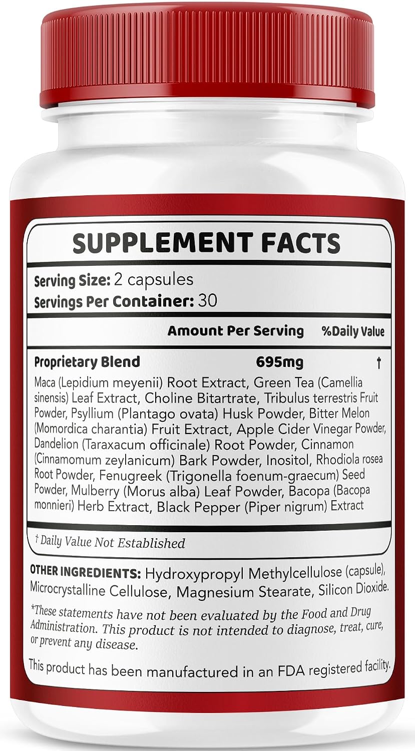 2 Pack - Glycogen Support, Fórmula Avanzada para el Control del Glucógeno, 30 Cápsulas por Envase (60 días)