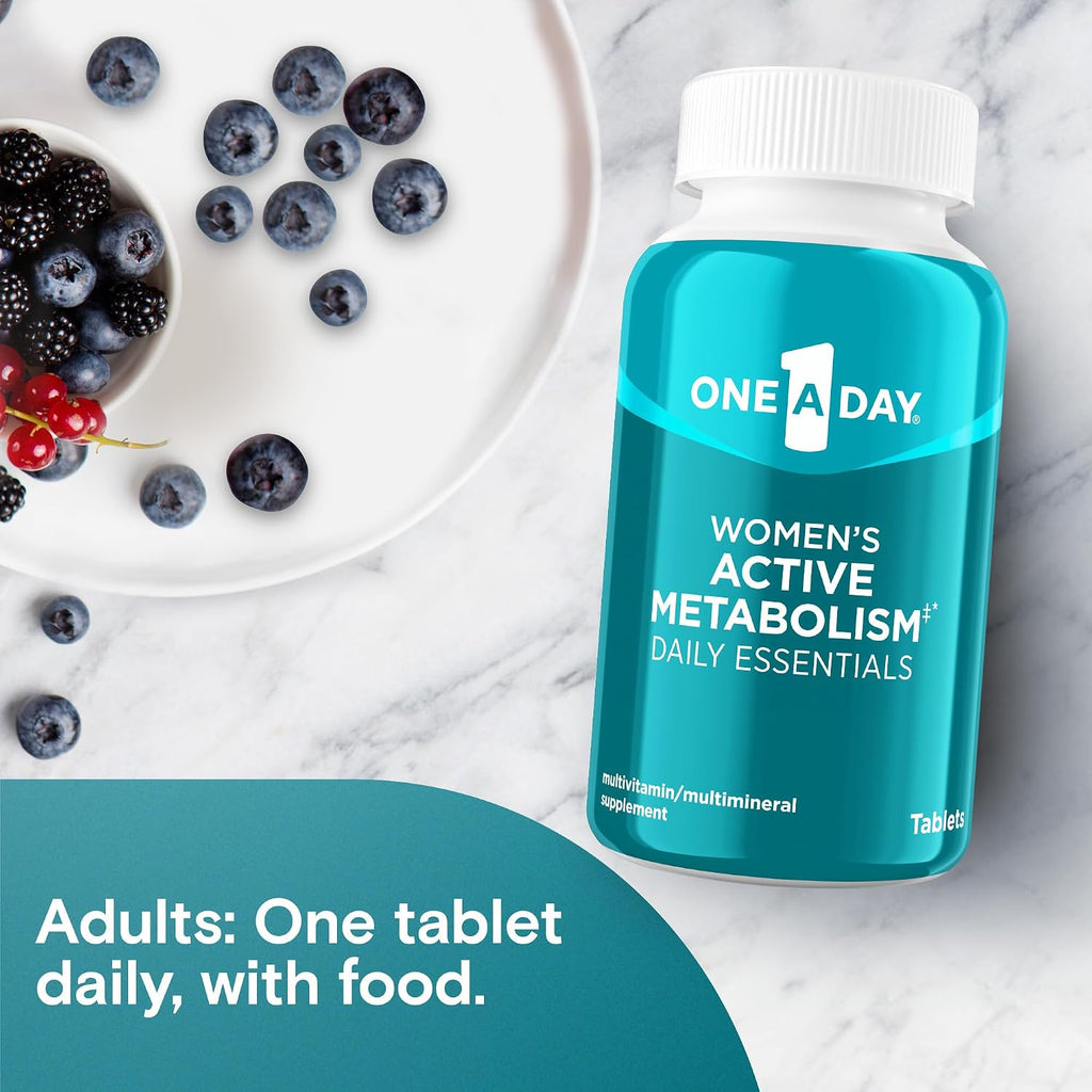 One A Day Women's Active Metabolism - Multivitamínico para Mujeres, 120 Comprimidos