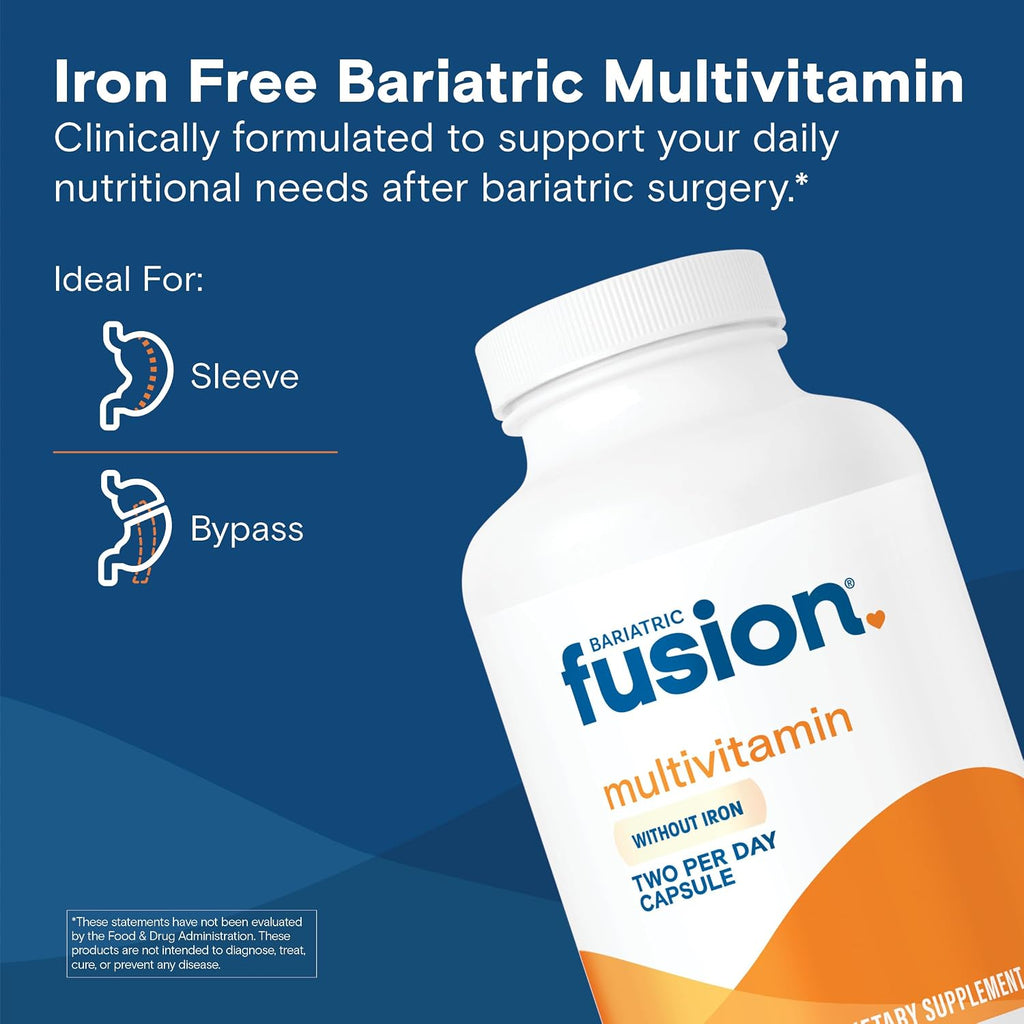 Bariatric Fusion Multivitamínico Bariátrico Sin Hierro - 1 Año de Suministro