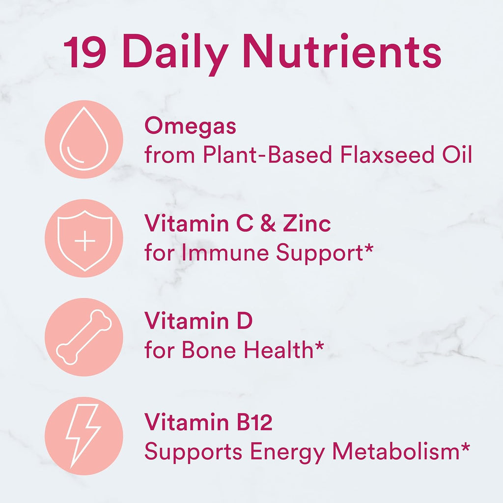 SmartyPants Multivitamínico para Mujeres en Gominolas Sin Azúcar, 60 unidades