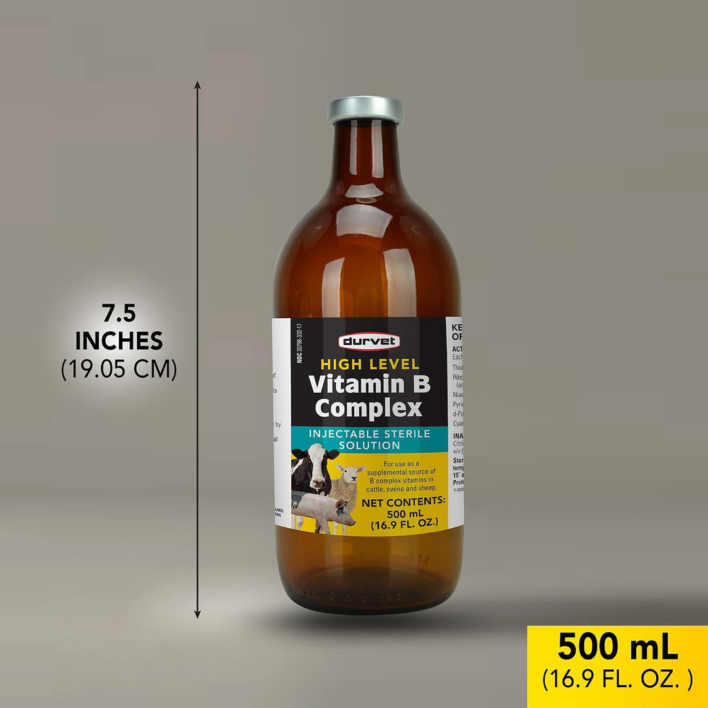 Durvet Complejo B de Alta Potencia 500 ml