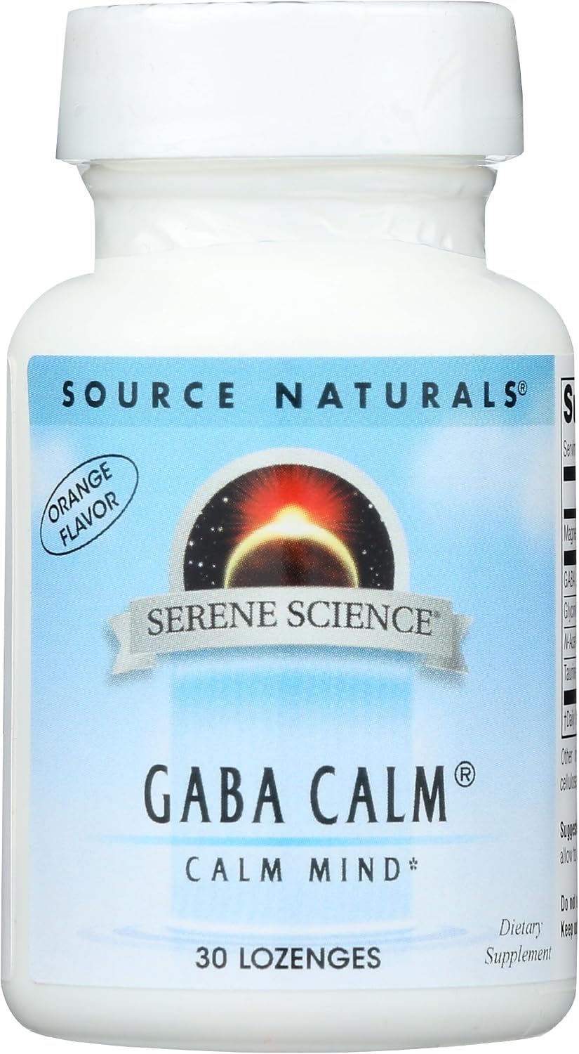 Source Naturals GABA 125 mg Naranja 30 Comprimidos