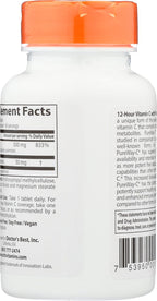 Doctor's Best Vitamina C de Liberación Sostenida con Pureway-C, 60 Comprimidos