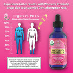 Tropical Oasis Probiótico Líquido Orgánico para Mujer - 40 dosis