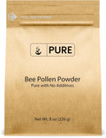 PURE ORIGINAL INGREDIENTS Polen de Abeja, 227 g (8 oz) - Sin rellenos, Suplemento Puro