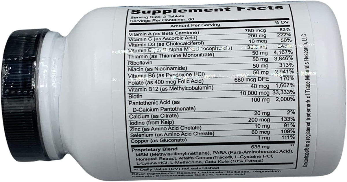 Vitol Great Hair Time Released 10,000 mcg – Sistema nervioso: Contribuye al funcionamiento normal del sistema – Image 3