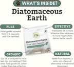 Wholistic Pet Organics Tierra de Diatomeas Grado Alimenticio para Perros y Gatos - 370g (13 oz) - Polvo Multiuso