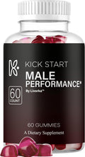 Kickstart Gummies – Gominolas Multivitamínicas para Hombres, Fórmula Avanzada Natural, 60 Unidades
