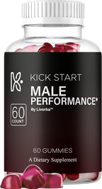 Kickstart Gummies – Gominolas Multivitamínicas para Hombres, Fórmula Avanzada Natural, 60 Unidades