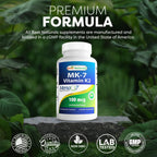 Best Naturals MK-7 100 mcg, 60 Cápsulas Vegetarianas