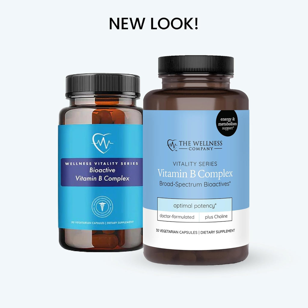 Complejo B de The Wellness Company – Recuperación Muscular, Concentración y Resiliencia, Vitaminas B Metiladas de Amplio Espectro | 30 Cápsulas (1 Mes de Suministro)
