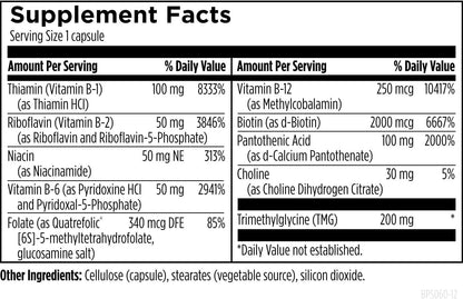 Vitamin B Supreme - Complejo B para el Metabolismo y la Energía - 60 Cápsulas Veganas – Image 2