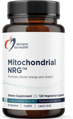 Designs for Health Mitochondrial NRG – Suplemento de Energía Mitocondrial con Ácido Alfa Lipóico, Resveratrol Trans y Curcumina (120 Cápsulas Veganas)