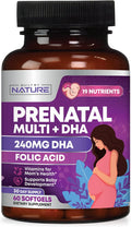 Vitaminas Prenatales de Built by Nature | 60 Cápsulas Blandas