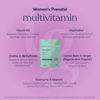True Grace Multivitamínico Prenatal - Recambio de 120 Comprimidos Veganos - Con Metilfolato y Colina - Sin Gluten, Sin Soja - 60 Porciones