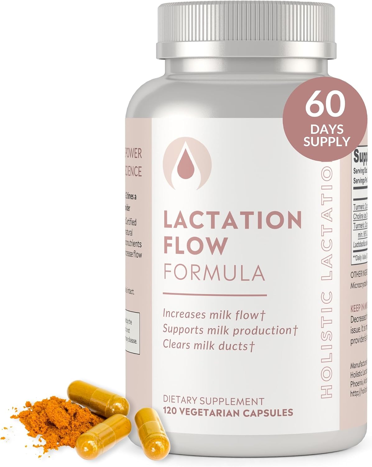 Holistic Lactation Lactation Flow Formula (60 porciones) - Suplemento para la lactancia
