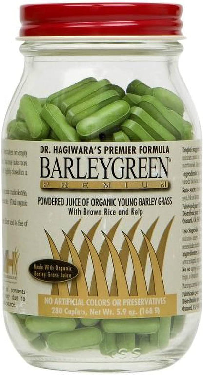 Dr. Hagiwara's Premium Caplets Suplemento Vegetal con Algas y Arroz Integral - 280 Comprimidos – Image 1