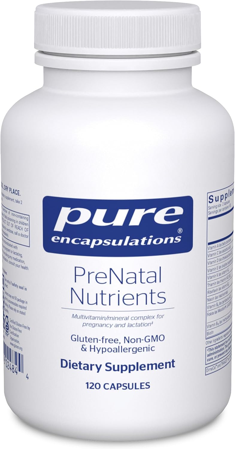 Pure Encapsulations PreNatal Nutrients - 120 cápsulas