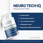 Neuro Tech IQ - Complemento para la concentración (2x120 cápsulas)