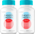 Smooth Biotics Cápsulas - Apoyo para la Piel y el Intestino con Probióticos - Fórmula Natural (2 Paquetes)