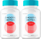 Smooth Biotics Cápsulas - Apoyo para la Piel y el Intestino con Probióticos - Fórmula Natural (2 Paquetes)