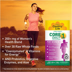 Country Life Women’s Core 1 Multivitamínico Diario para Mujeres con Hierro, Arándano Rojo, Probióticos y Enzimas Digestivas, 60 Comprimidos