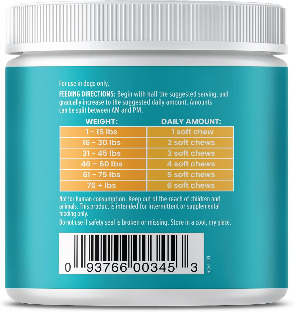 Solid Gold Multivitamínico para Perros Senior - Masticables con Glucosamina, Probióticos y Vitaminas - 120 unidades