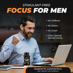 The New Man Brain Supplement for Memory and Focus - 90 Cápsulas