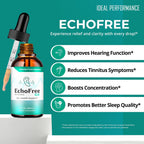 Echo Free Tinnitus Drops - Complemento Alimenticio en Gotas (3 Envases)