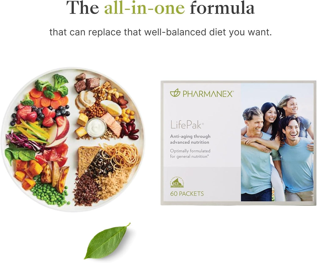 Pharmanex LifePak Advanced Nutritional Supplement for Adults - 60 sobres diarios