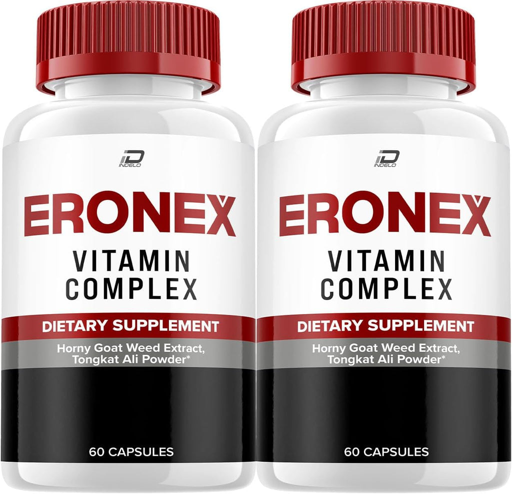 Eronex for Men Cápsulas - Complejo Vitamínico para Hombres (2 Paquetes, 120 Cápsulas)