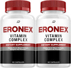 Eronex for Men Cápsulas - Complejo Vitamínico para Hombres (2 Paquetes, 120 Cápsulas)