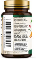 Vitamina C 1000 mg por ración Masticable - Sin Azúcar - Antioxidantes Extra - Suplemento Natural con Vitamina C y Escaramujo - Sabor Naranja - 60 Comprimidos