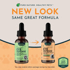 Eye Defense Support para Perros y Gatos, 59 ml - Fabricado en EE. UU. Mezcla Herbal Orgánica de Arándano y Caléndula, Sin Alcohol