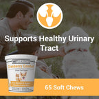 Vet Classics Cranberry Comfort Suplemento Urinario para Perros y Gatos – 65 Masticables Blandos