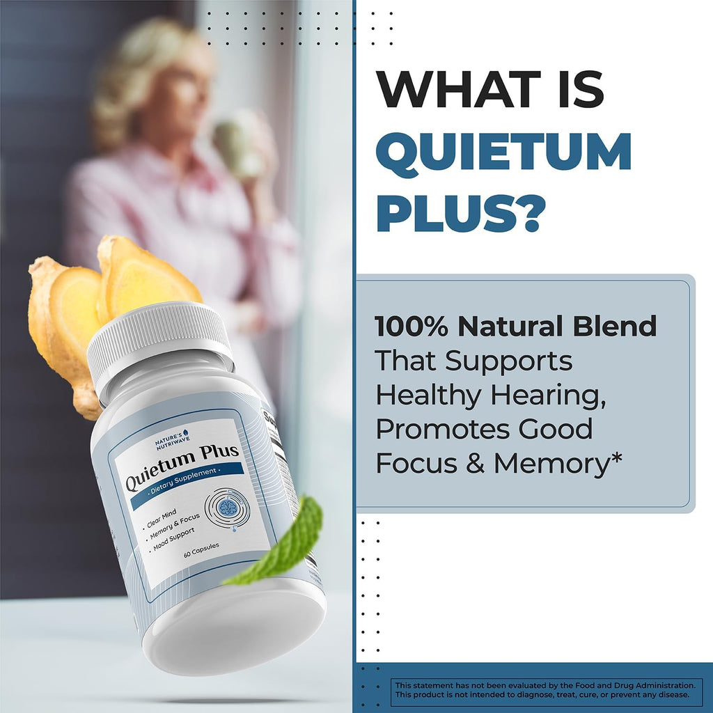 Quietum Plus – Cápsulas de Extractos Herbales – 60 Cápsulas