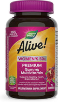 Nature's Way Alive! Multivitamínico prémium en gomitas para mujeres de 50+