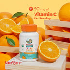 MaryRuth's Gominolas de Vitamina C para Niños - Orgánicas, Veganas, 60 Gominolas