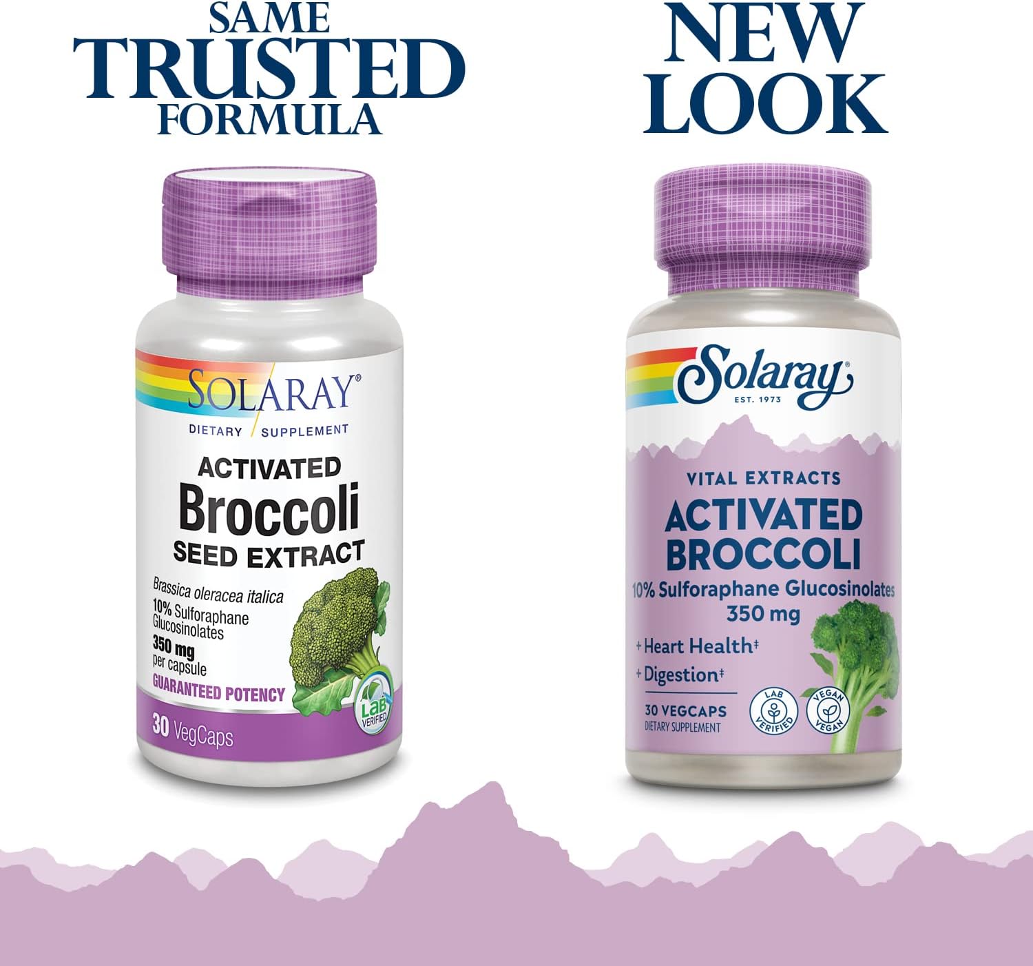 SOLARAY Extracto de Semilla de Brócoli Activado 350 mg, 10% Sulforafano Glucosinolatos, 30 Cápsulas