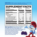 Gomitas de Apoyo Inmunológico Smurfs para Niños con Saúco, Vitamina C y Zinc - 40 uds