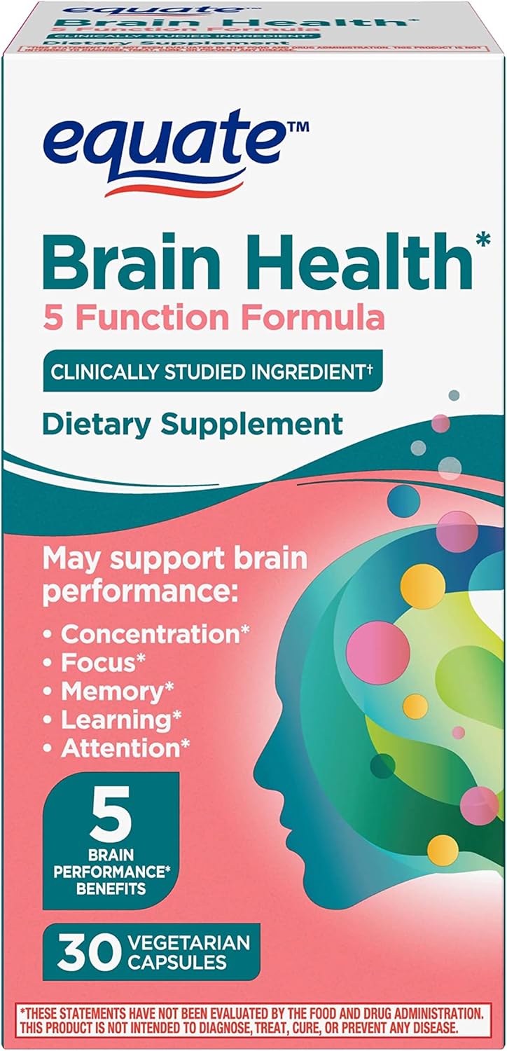 Convergence Equate Brain Health 5 Function Formula Cápsulas - 30 Unidades