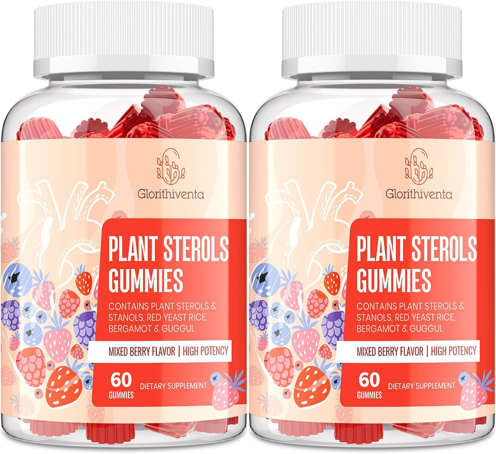 Suplemento de Esteroles Vegetales con Esteroles y Estanoles, Sabor a Moras Mixtas, 120 Comprimidos