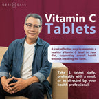 GeriCare Vitamina C 250 mg, 100 cápsulas - Suplemento Nutricional