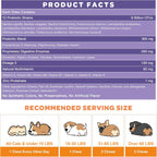 Probióticos para perros NATURE TARGET, 6 mil millones de UFC, liofilizados con prebióticos y enzimas, 180 masticables