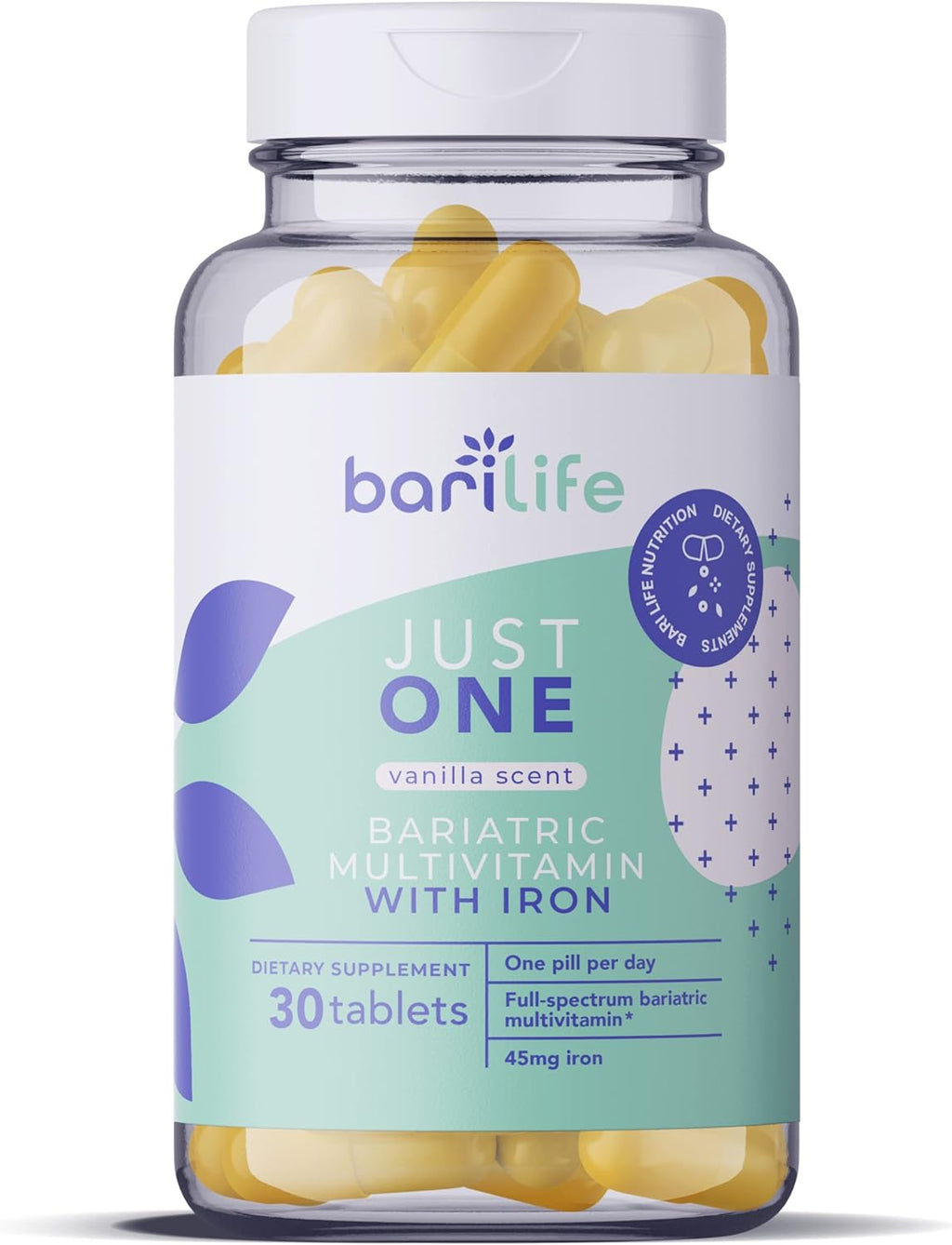 Just One - Multivitamínico Bariátrico Diario con Hierro (30 Comprimidos)