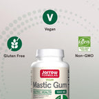 Jarrow Formulas Mastic Gum 1000 mg - Suplemento para la Salud Gastrointestinal - 60 Cápsulas Vegetales (30 Días)