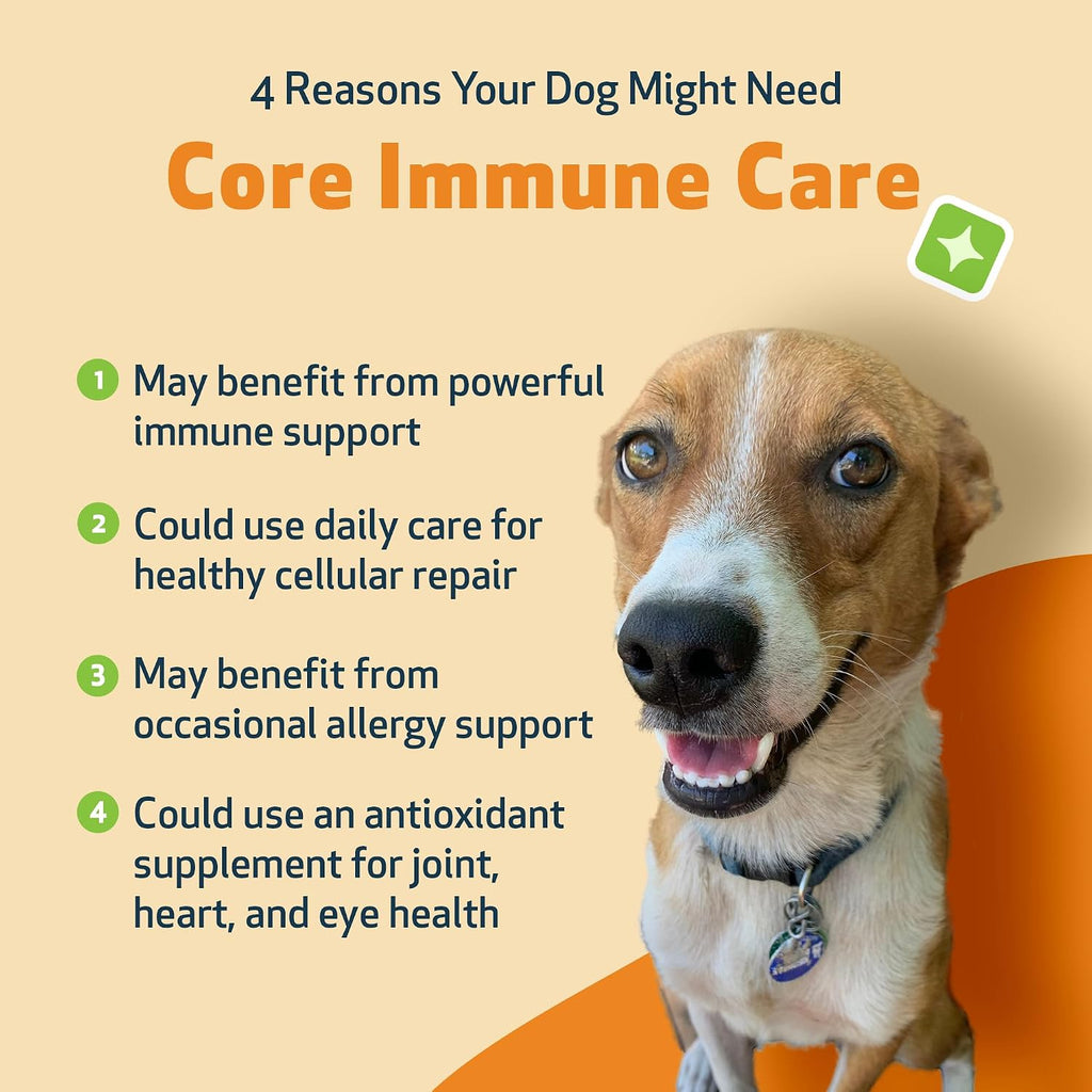 Pet Wellbeing Core Immune Care para Perros - Antioxidante Diario en Polvo (105 g)