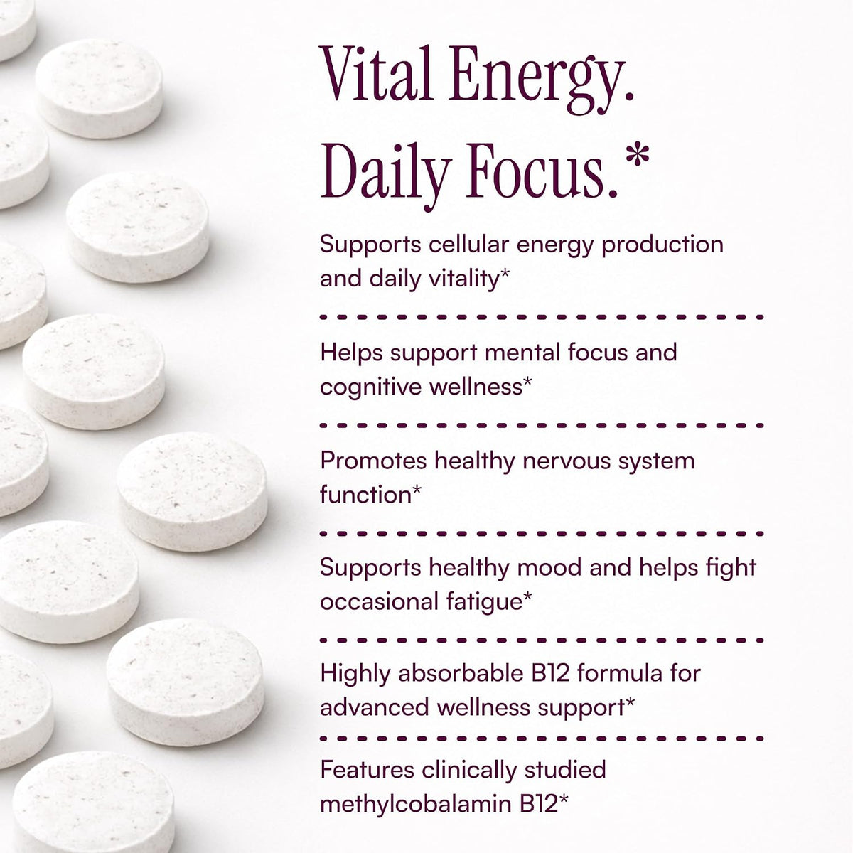 Purity Products MyVitamin B-12 ProClinical Melt - Metilcobalamina B12 1000 mcg con D3 y Biotina - 30 Comprimidos – Image 5