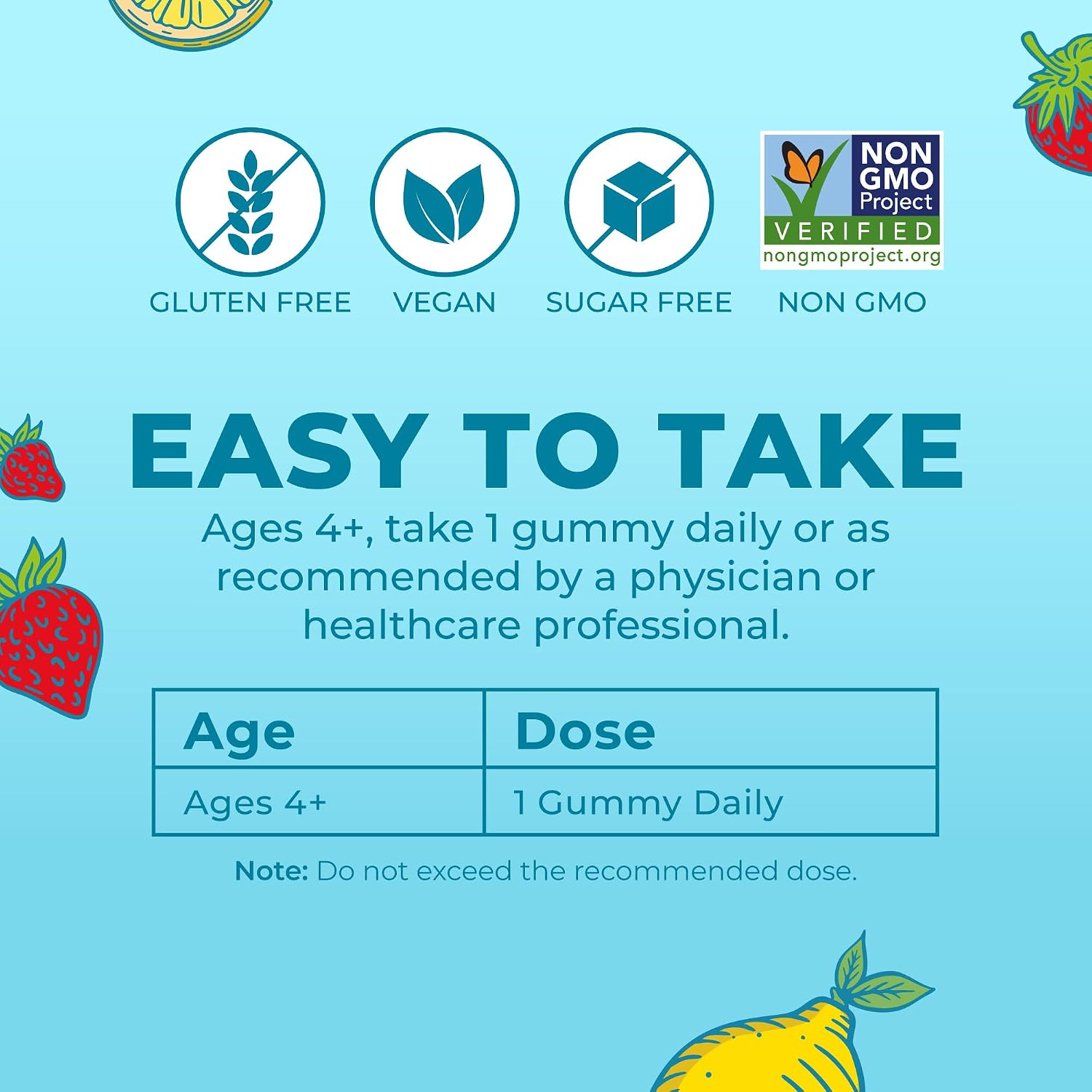 MaryRuth's Kids Multivitamin Gummies - Multivitamínico infantil sin azúcar, 60 gominolas